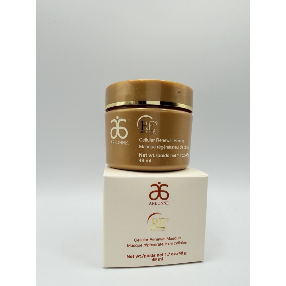 Arbonne RE9 Advanced Cellular Renewal Masque Mask 1.7 oz Jar NIB VEGAN